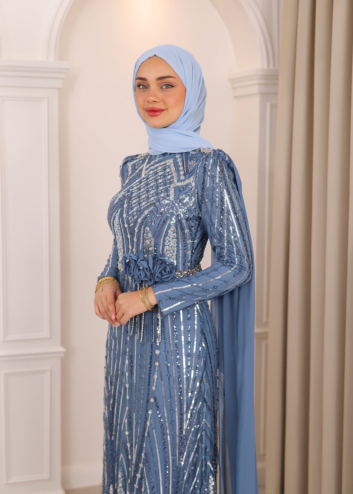 PELERİNLİ TAŞLI ABİYE 0032