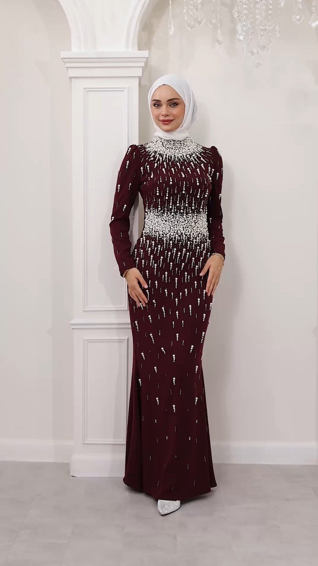 İnci Abiye KOD1006