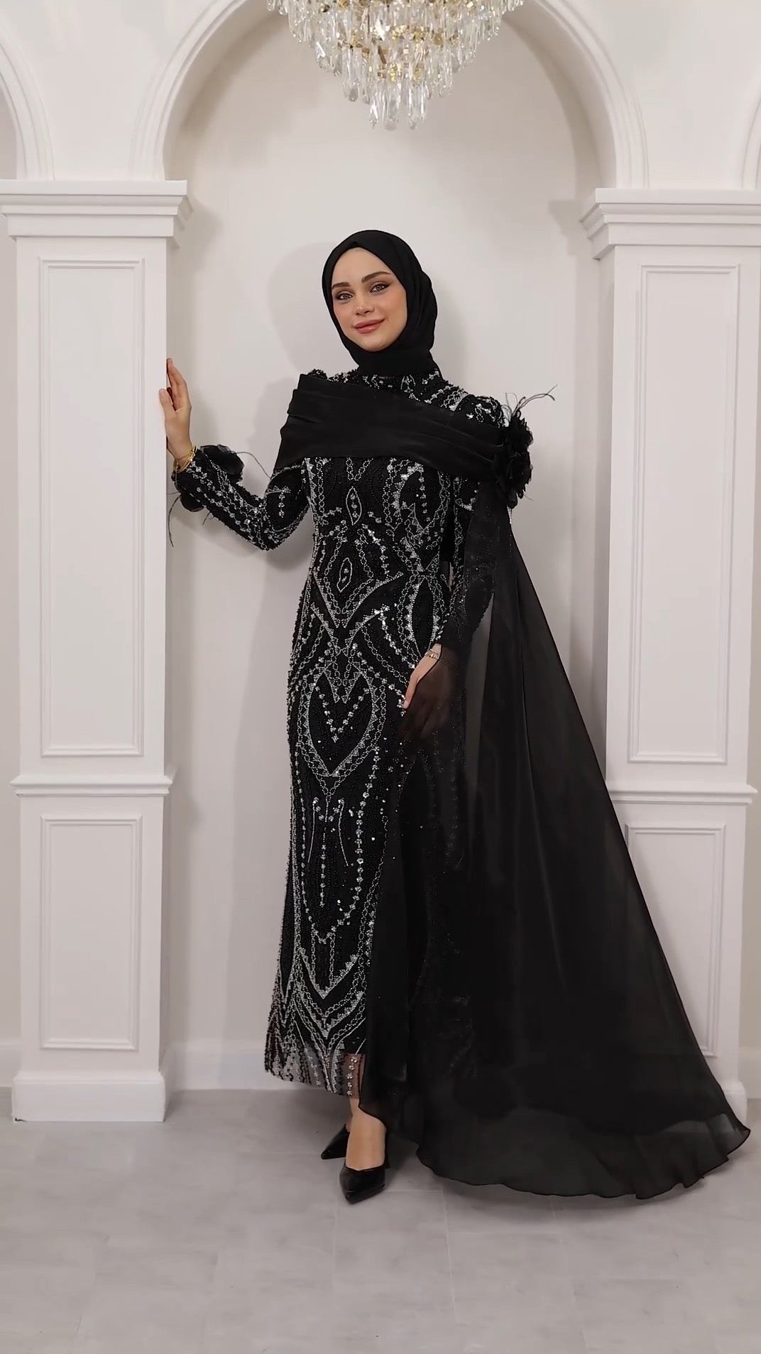Taşlı kalem abiye