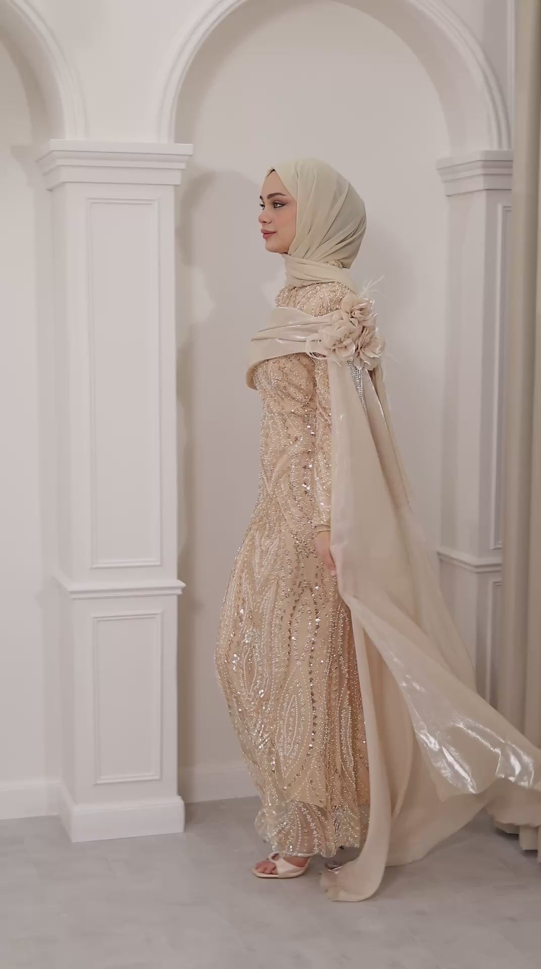 Taşlı kalem abiye